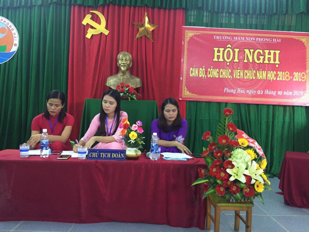 HỘI NGHỊ CBCC-VC NĂM 2018 - 2019